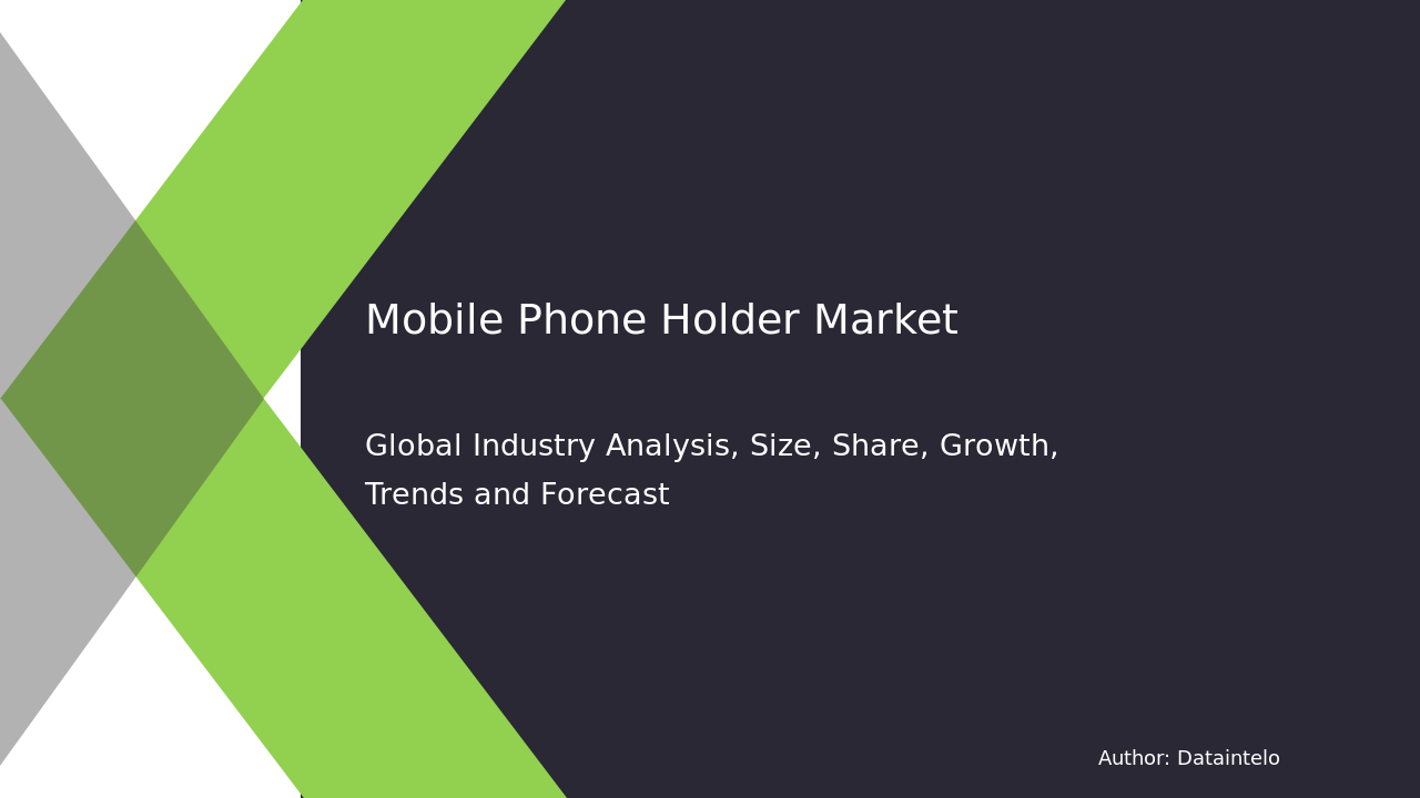 Mobile Phone Holder Market Report | Global Forecast From 2025 To 2033