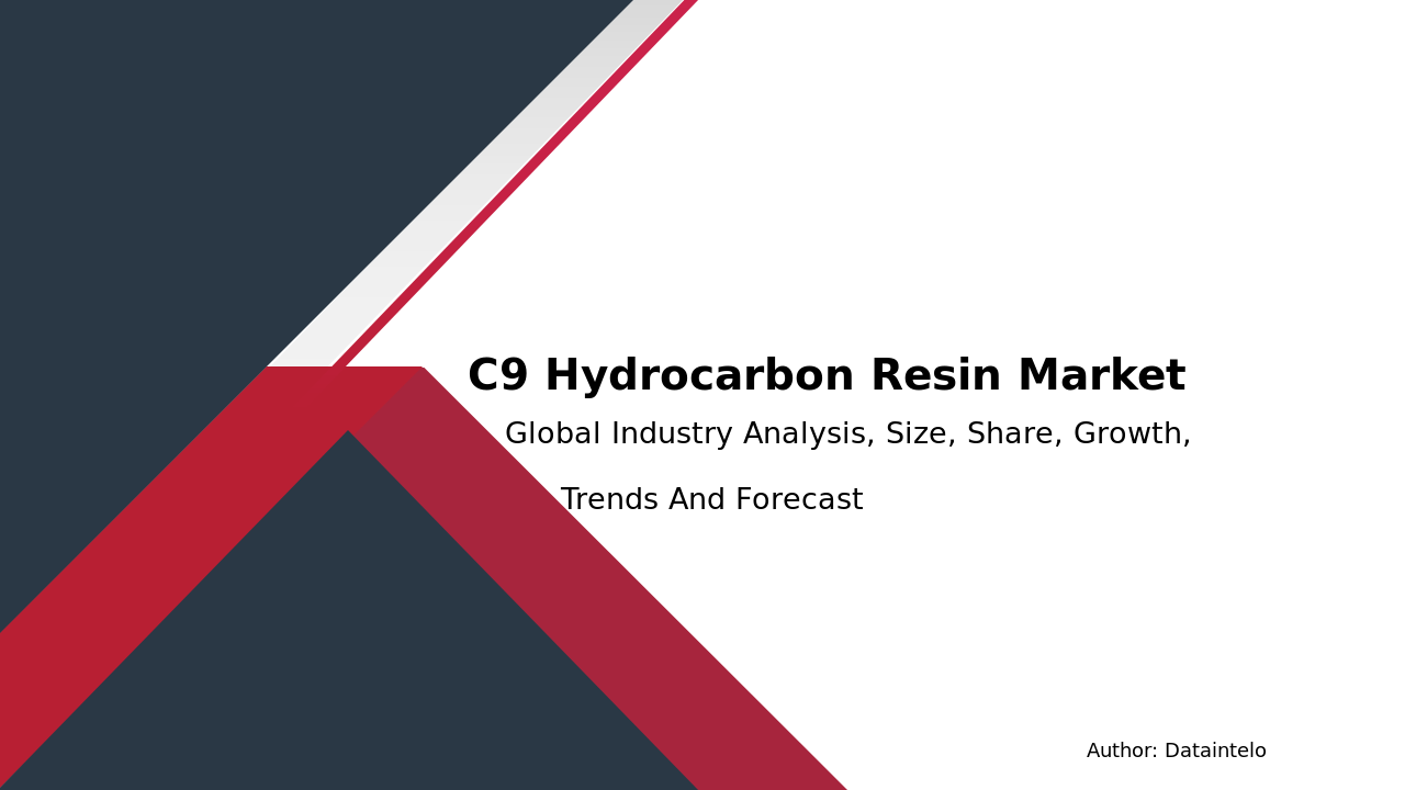 C9 Hydrocarbon Resin Market Report | Global Forecast From 2025 To 2033